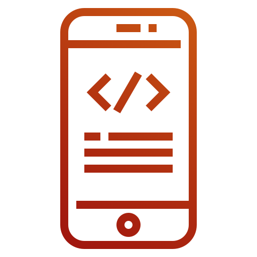 mobile-coding icon